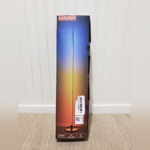 NIB! LUCKYSTYLE LED Corner Floor Multi-Color Lamp (Alloy)